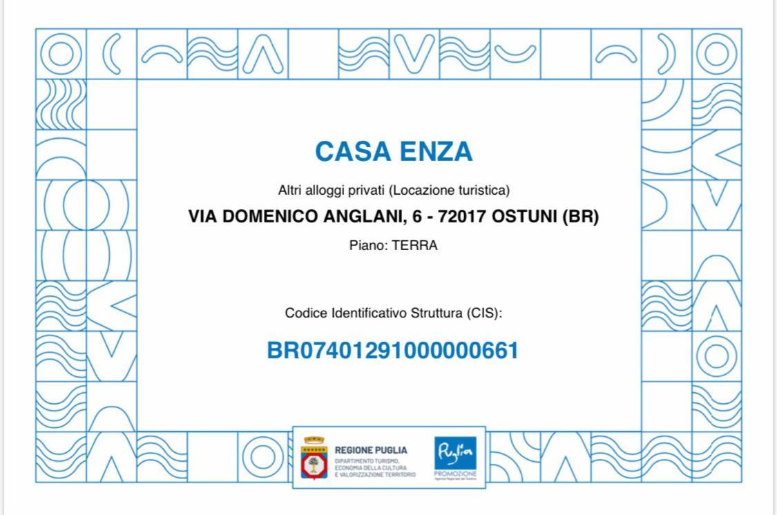 오스투니 Casa Enza 아파트 외부 사진