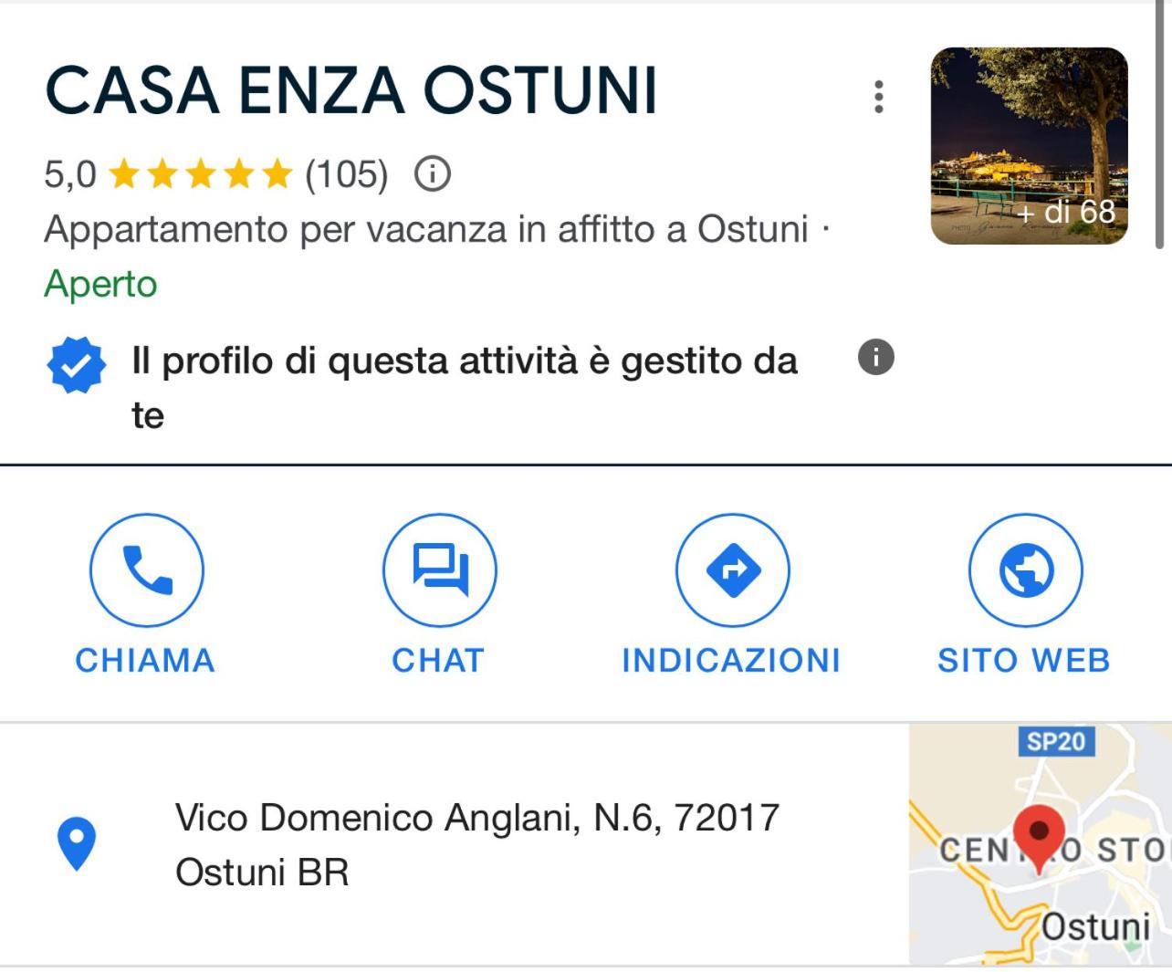 오스투니 Casa Enza 아파트 외부 사진