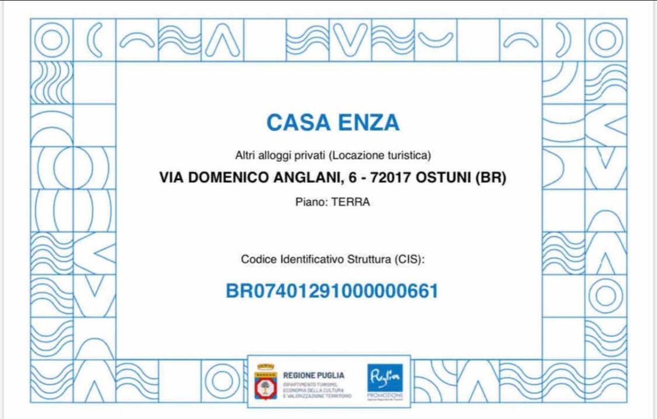 오스투니 Casa Enza 아파트 외부 사진